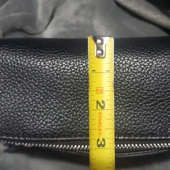 Black Leather Calvin Klein Belt Bag/Cross Body Bag New - Picture 9 of 12